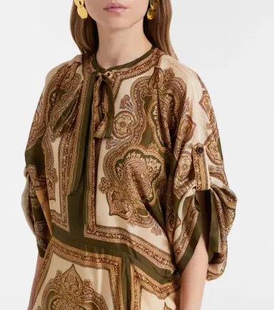 Zimmermann Mahon paisley silk midi dress | Thumbnail 7 Zimmermann Mahon paisley silk midi dress | Thumbnail 7