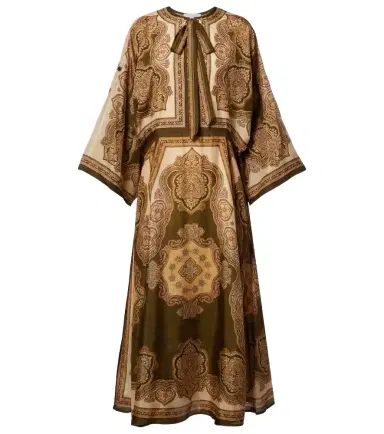 Zimmermann Mahon paisley silk midi dress | Thumbnail 1 Zimmermann Mahon paisley silk midi dress | Thumbnail 1