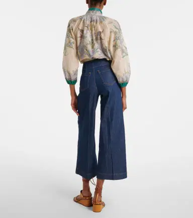Zimmermann Aster cropped flared jeans | Thumbnail 6 Zimmermann Aster cropped flared jeans | Thumbnail 6