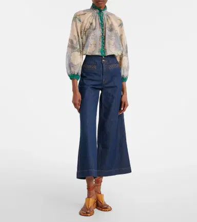 Zimmermann Aster cropped flared jeans | Thumbnail 7 Zimmermann Aster cropped flared jeans | Thumbnail 7