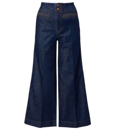 Zimmermann Aster cropped flared jeans | Thumbnail 1 Zimmermann Aster cropped flared jeans | Thumbnail 1