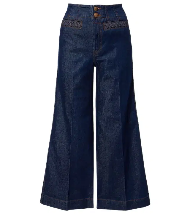 Aster cropped flared jeans