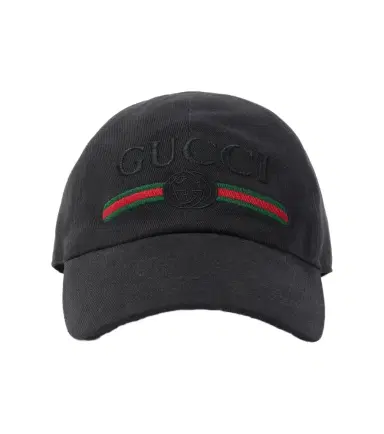 Gucci Web Stripe cotton baseball cap | Thumbnail 1
