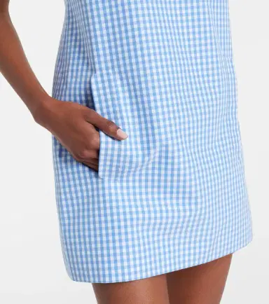 SHUSHU/TONG Gingham cotton minidress | Thumbnail 5 SHUSHU/TONG Gingham cotton minidress | Thumbnail 5
