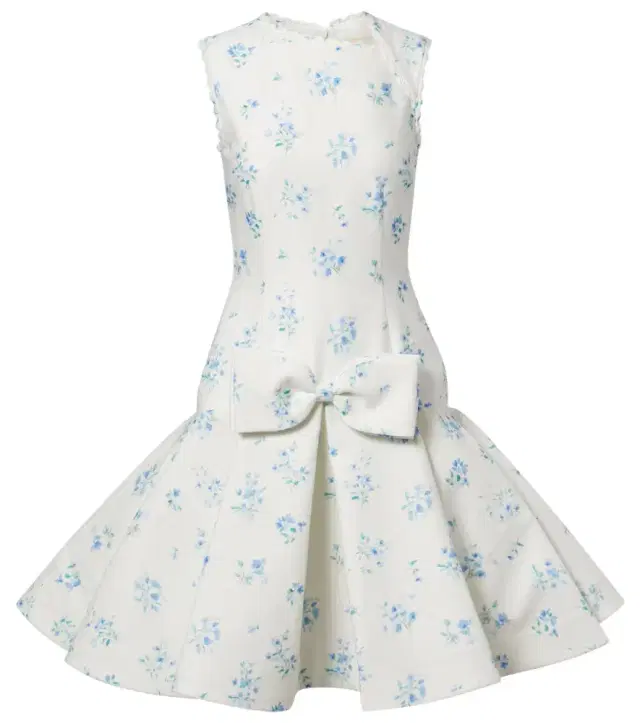 Shushu/Tong Floral cotton and silk minidress