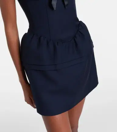 SHUSHU/TONG Bow-detail wool minidress | Thumbnail 2 SHUSHU/TONG Bow-detail wool minidress | Thumbnail 2