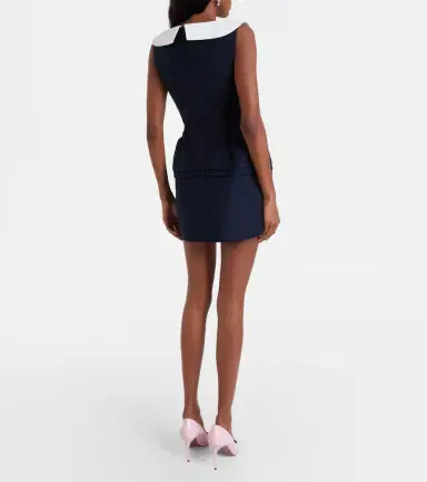 SHUSHU/TONG Bow-detail wool minidress | Thumbnail 4 SHUSHU/TONG Bow-detail wool minidress | Thumbnail 4