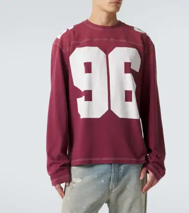 Acne Studios Printed cotton jersey T-shirt | Thumbnail 3