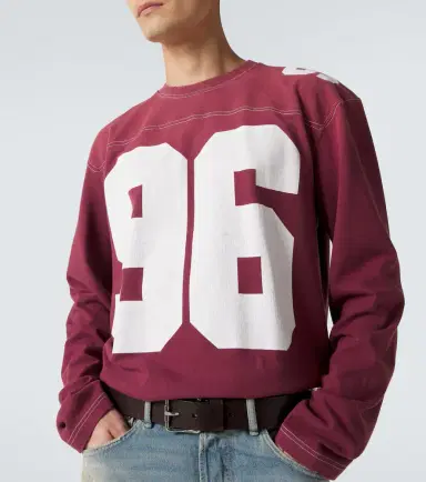 Acne Studios Printed cotton jersey T-shirt | Thumbnail 4