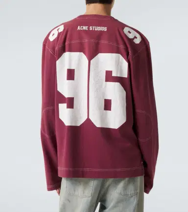Acne Studios Printed cotton jersey T-shirt | Thumbnail 5
