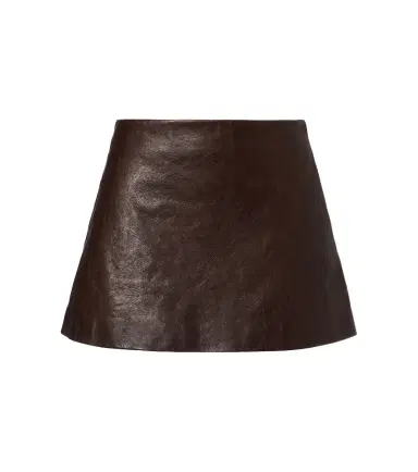 Balenciaga Leather miniskirt | Thumbnail 1