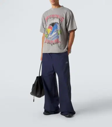 Balenciaga Cotton-blend track pants | Thumbnail 4