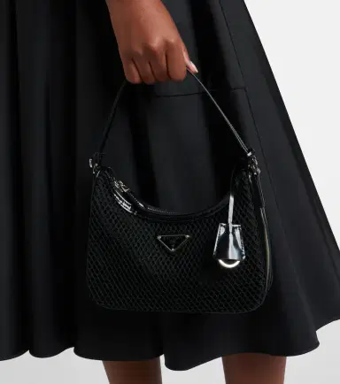 Prada Re-Edition 2005 Mini mesh shoulder bag | Thumbnail 5