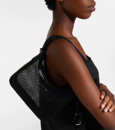 Prada Re-Edition 2005 Mini mesh shoulder bag | Thumbnail 6