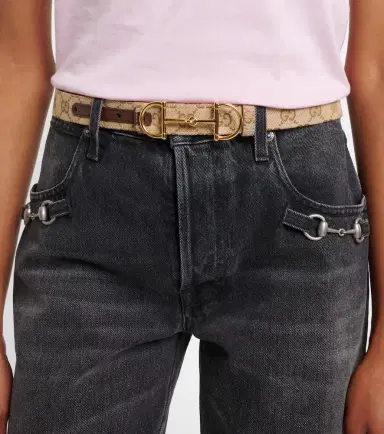 Gucci Horsebit GG Canvas belt | Thumbnail 3