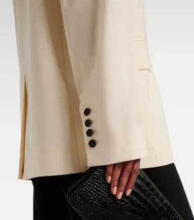 TOTEME Distressed wool blazer | Thumbnail 3