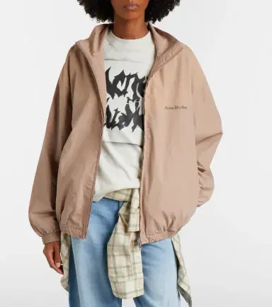 Acne Studios Logo cotton poplin jacket | Thumbnail 3
