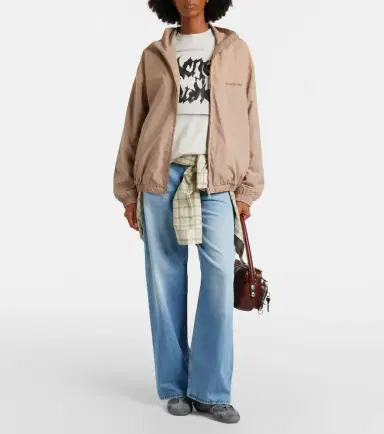 Acne Studios Logo cotton poplin jacket | Thumbnail 5