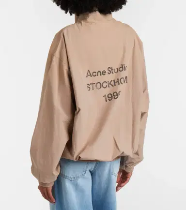 Acne Studios Logo cotton poplin jacket | Thumbnail 6