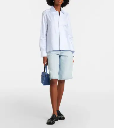 AGOLDE Ramona denim Bermuda shorts | Thumbnail 3