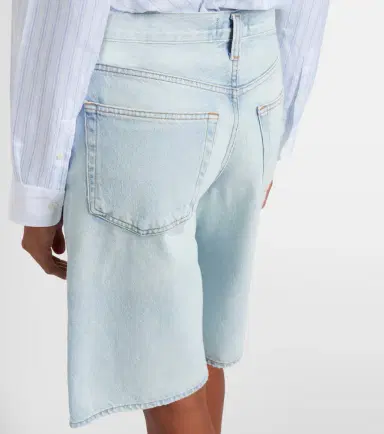 AGOLDE Ramona denim Bermuda shorts | Thumbnail 4
