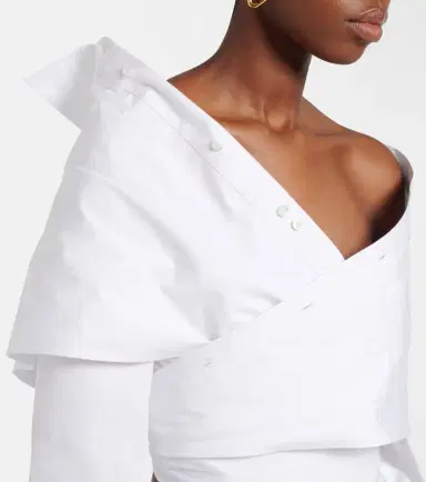 Balenciaga Off-shoulder cotton top | Thumbnail 5 Balenciaga Off-shoulder cotton top | Thumbnail 5