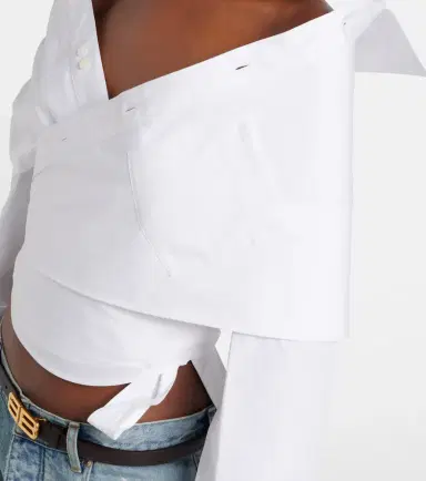 Balenciaga Off-shoulder cotton top | Thumbnail 6 Balenciaga Off-shoulder cotton top | Thumbnail 6