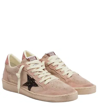 Golden Goose Ball Star glitter suede sneakers | Thumbnail 1 Golden Goose Ball Star glitter suede sneakers | Thumbnail 1
