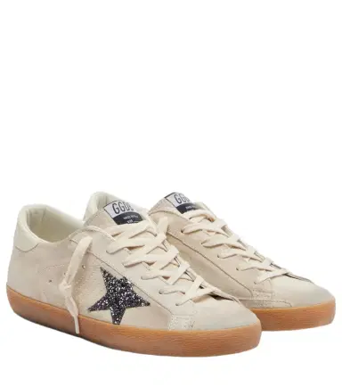 Golden Goose Super-Star glitter suede sneakers | Thumbnail 1 Golden Goose Super-Star glitter suede sneakers | Thumbnail 1