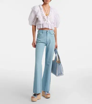 Chloé Chloé Isla striped canvas espadrille wedges | Thumbnail 5 Chloé Chloé Isla striped canvas espadrille wedges | Thumbnail 5