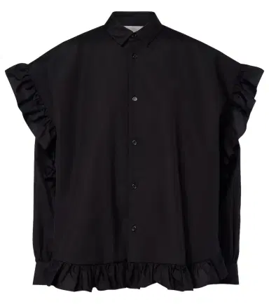 NOIR KEI NINOMIYA Ruffled cotton blouse | Thumbnail 1