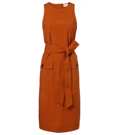 Saint Laurent Belted midi dress | Thumbnail 1 Saint Laurent Belted midi dress | Thumbnail 1
