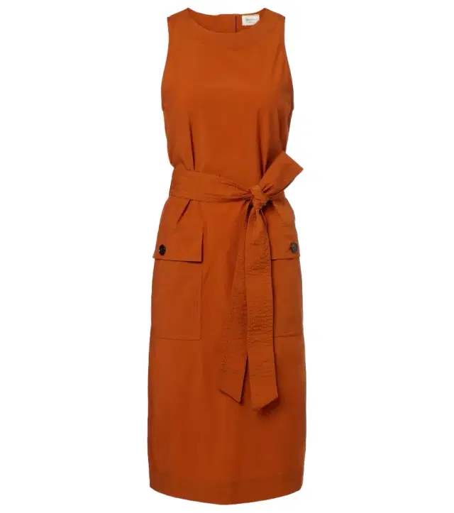 Saint Laurent Belted midi dress