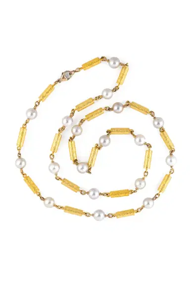 Sylva & Cie Akoya Pearl Bullet Necklace | Thumbnail 1