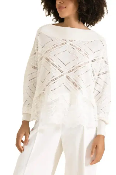 ERMANNO SCERVINO Boat Neck Sweater | Thumbnail 1