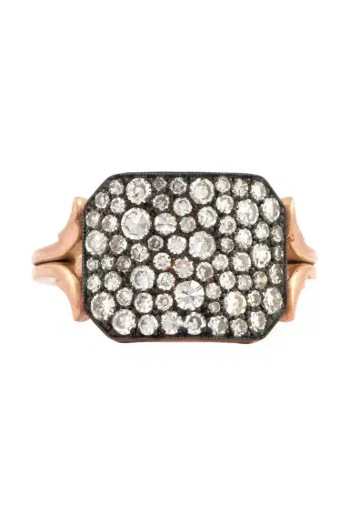 Sylva & Cie Diamond Baby Mini Ten Table Ring | Thumbnail 1