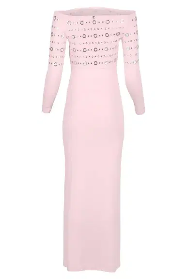 Rabanne Embellished Off The Shoulder Dress | Thumbnail 5