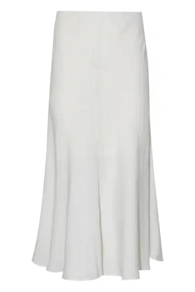 Brunello Cucinelli Fit And Flare Midi Skirt - Coconut Milk | Thumbnail 1