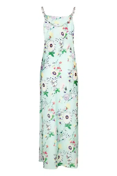 Rabanne Floral Chain Detail Slip Dress | Thumbnail 5