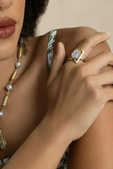 Sylva & Cie Mosaic Diamond Ring | Thumbnail 4