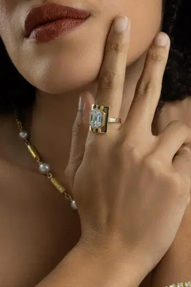 Sylva & Cie Mosaic Diamond Ring | Thumbnail 5
