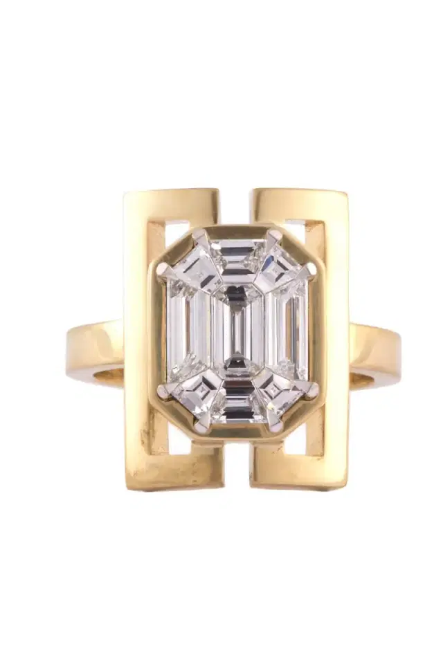 Mosaic Diamond Ring