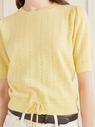Frame Charm Knitted Cashmere Sweater | Thumbnail 5 Frame Charm Knitted Cashmere Sweater | Thumbnail 5