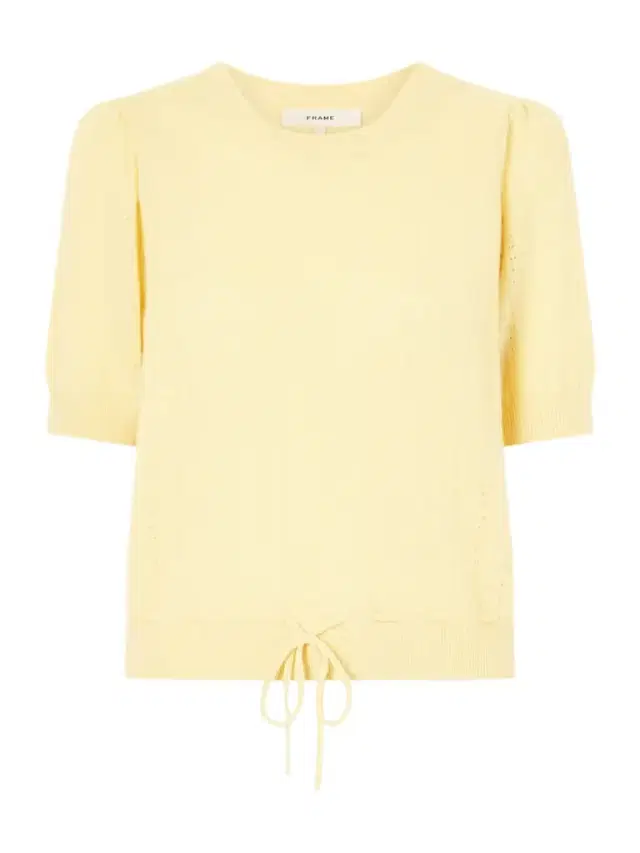 Frame Charm Knitted Cashmere Sweater