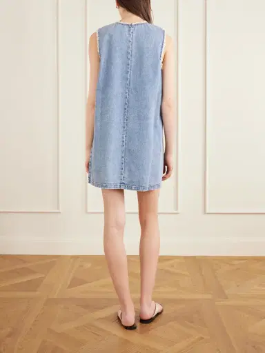Frame Crochet Tide Organic Cotton-blend Mini Dress | Thumbnail 3