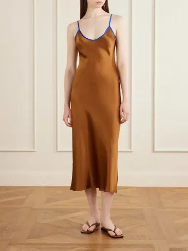 Comme Si Bias Silk-charmeuse Slip Midi Dress | Thumbnail 2