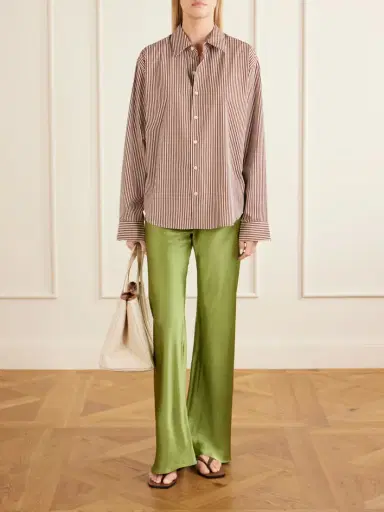 Comme Si Silk-bias Straight-leg Pants | Thumbnail 3