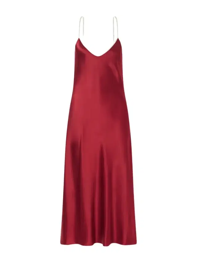 Bias Slip Silk-charmeuse Slip Midi Dress
