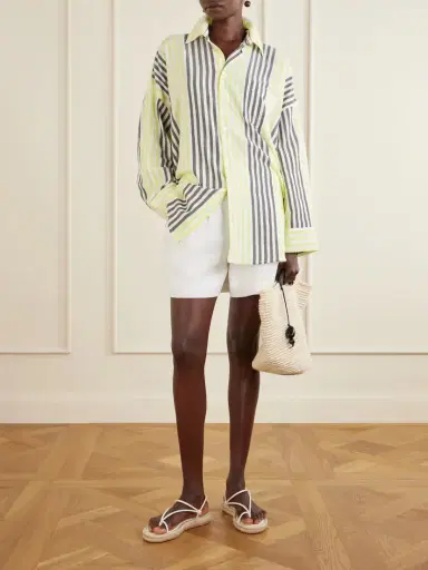 Marrakshi Life Striped Cotton Shirt | Thumbnail 2 Marrakshi Life Striped Cotton Shirt | Thumbnail 2