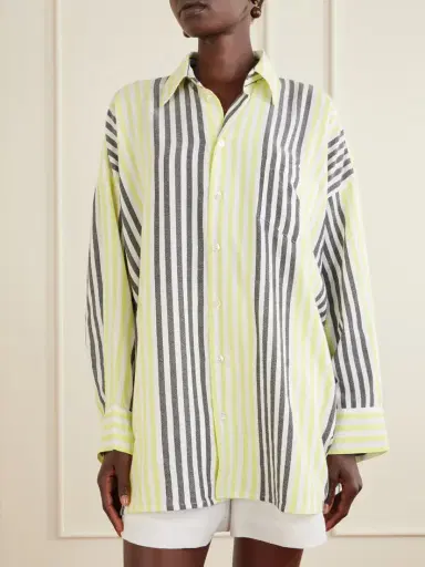 Marrakshi Life Striped Cotton Shirt | Thumbnail 3 Marrakshi Life Striped Cotton Shirt | Thumbnail 3